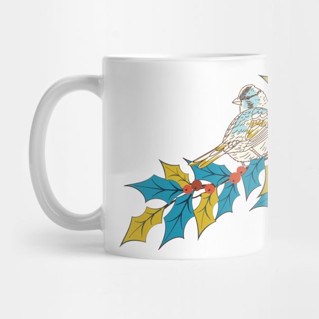 Colorful Holly Bird Design by SWON Design